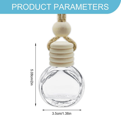 8ml Empty Glass Auto Oil Perfume Aromatherapy Diffuser Charms
