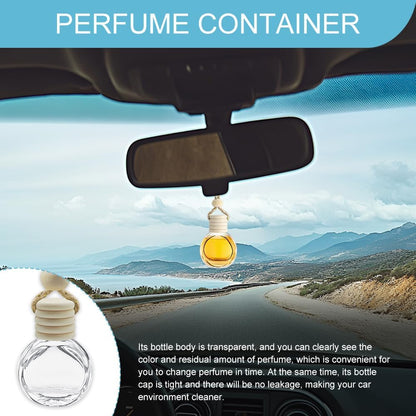 8ml Empty Glass Auto Oil Perfume Aromatherapy Diffuser Charms