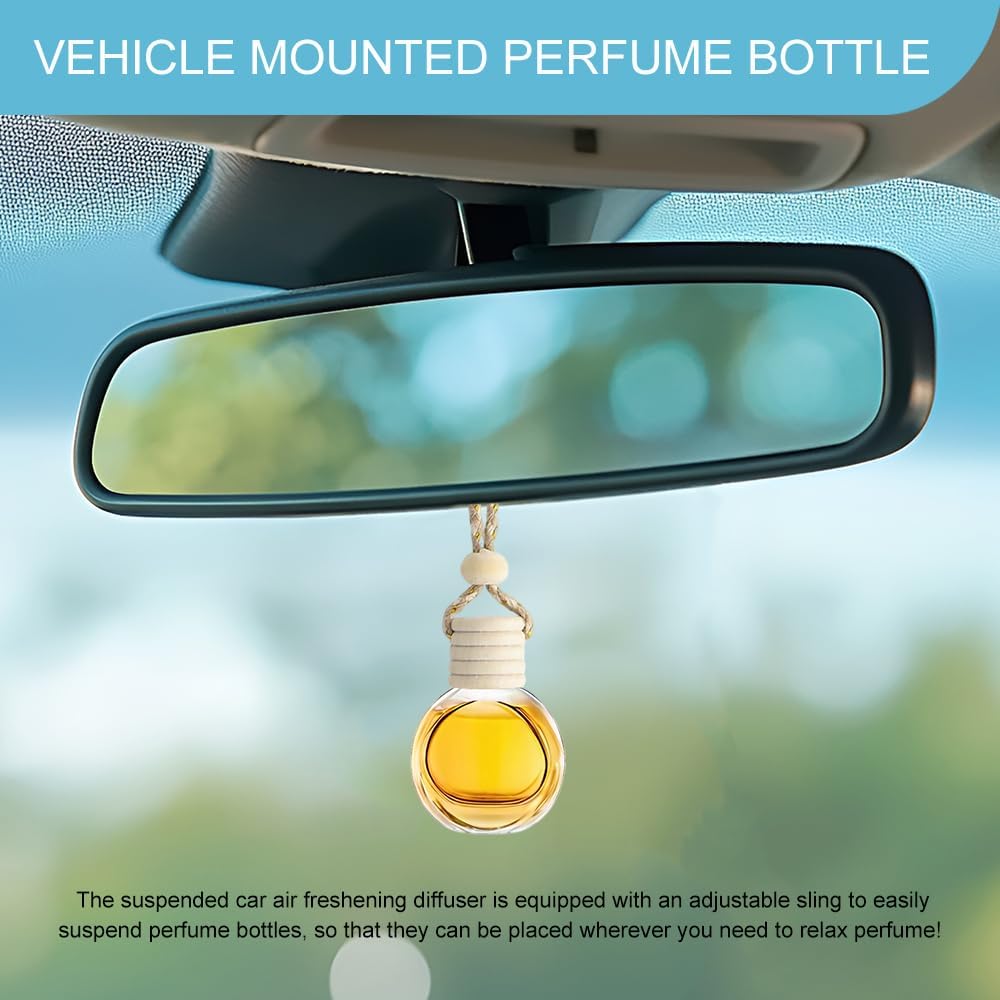 8ml Empty Glass Auto Oil Perfume Aromatherapy Diffuser Charms
