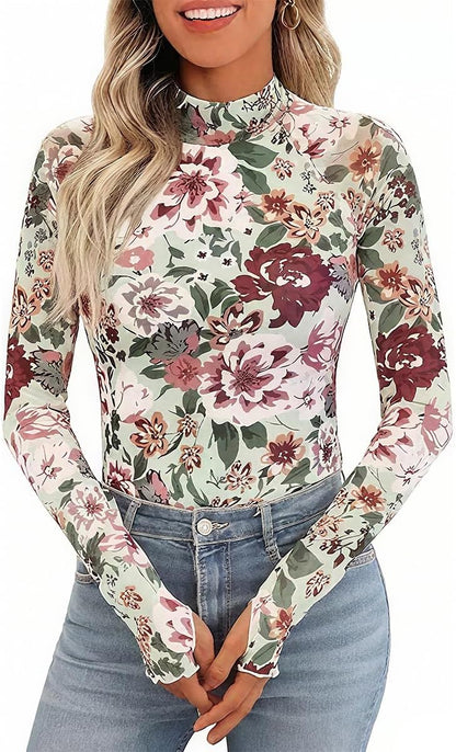 Women Fall Fitted Sexy Fashion Outfits Clothes Floral Fierce