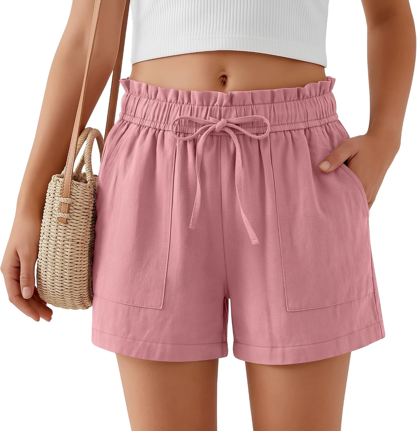 High Waist Uniform Shorts