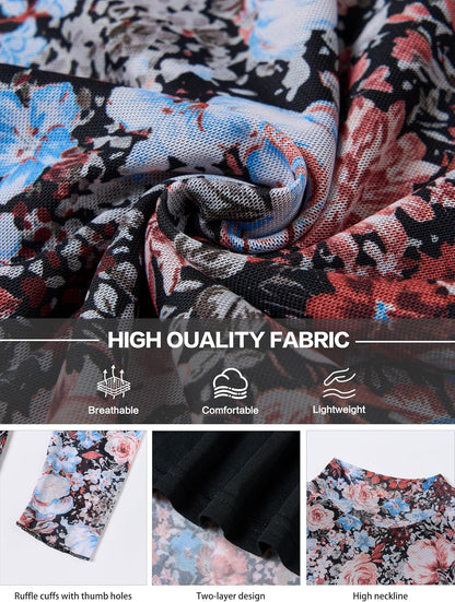 Women Fall Fitted Sexy Fashion Outfits Clothes Floral Fierce