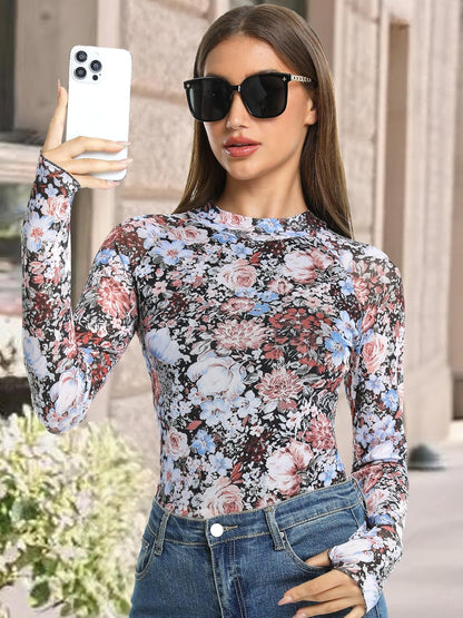 Women Fall Fitted Sexy Fashion Outfits Clothes Floral Fierce